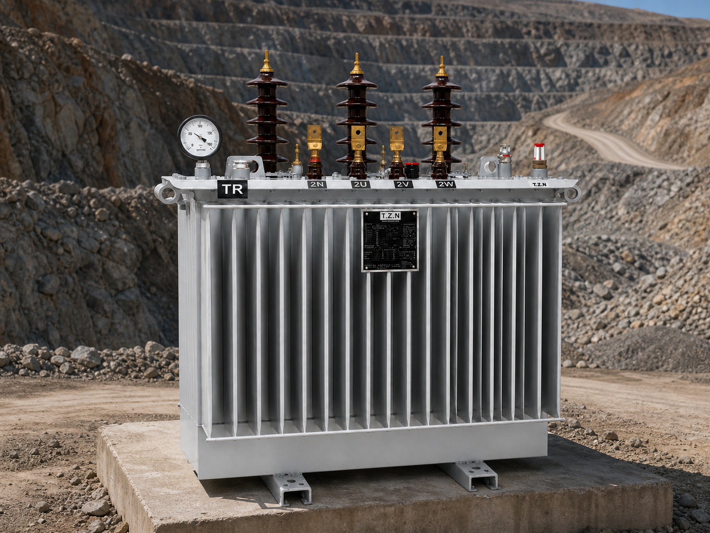 Compact TZN transformer serving a mining and mineral processing site